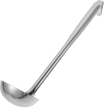 Zerodeko Soup Spoons Stainless Steel Ladles Deep Bowl for Serving Cooking and Professional Use