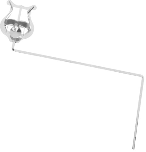 GOOHOCHY Clip de Partitura Portátil de Metal para Barítono y Tuba, Abrazadera Lira de Sujeción Resistente para Música de Marcha, Accesorio Compacto para Instrumentos de Viento