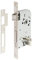 Tesa Assa Abloy 13048CAI Cerradura de embutir para puertas de madera Con Cilindro Inoxidable Entrada 40 mm / Frente Cuadrado 130