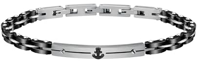 Sector BRACCIALE PULSEIRA, PRETA CER, PLATE PRT. ÂNCORA, 22CM SAFR13 Limiti del marchio