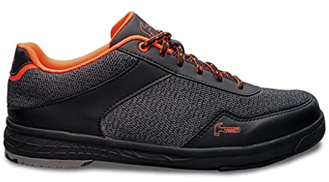 Hammer Mens Modern Bowling Shoes, Black/Orange, 13 US