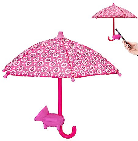 MultiValue Cute Phone Umbrella Sun Hood, 1 Pc Phone Umbrella Sun Shade with Suction Cup