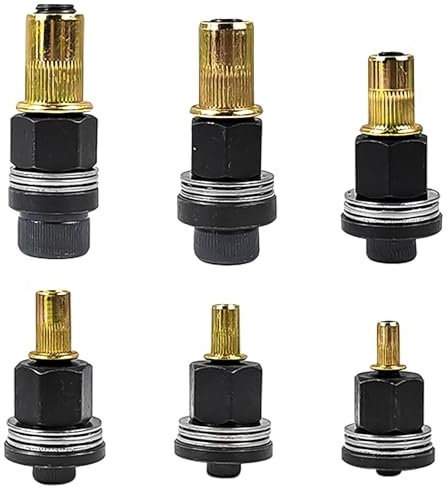 6 Piezas Juego de 6 remachadoras de roscas, herramientas para remachar roscas M3, M4, M5, M6, M8 y M10, kit de remachado, remachadora manual