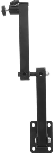 HOLIDYOYO Supporto per Proiettore da Parete Robusto in Metallo Staffa Multifunzione per Router e Telecamera Rack Salvaspazio per Montaggio a Muro in Soggiorno