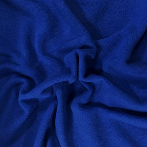 PINaPIN Stoffe meterware Fleece stoff meterware zum nähen Kinderkissen, Kissenbezüge, Babydecken, Schlafsäcke, Spielzeuge Polyester 100 x 150 cm (Kornblumenblau)