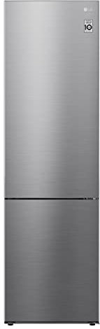 LG GBP62PZNAC Kühl-Gefrierkombination, 60 cm breit, 340L, Frostfrei, Multi-Airflow, Nullzone, Schnellkühlen, Schnellgefrieren, Platinum Silver