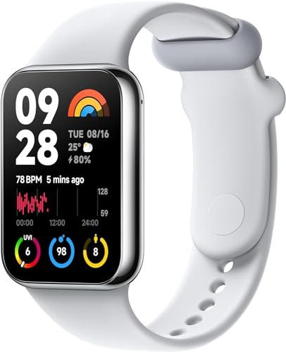 Xiaomi Mi Smart Band 8 Pro - Pulsera de Actividad, Pantalla AMOLED de 1.74, Cuerpo Ligero y Ultrafino de 9.99 mm, 150 Modos Deportivos, SpO2, 5ATM, Batería de hasta 14 días, Gris