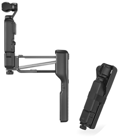 LICHIFIT Étui de rangement 2 en 1 pour stabilisateur de poche DJI Osmo Pocket 3, poignée anti-secousses, étui de protection, support d'amortissement