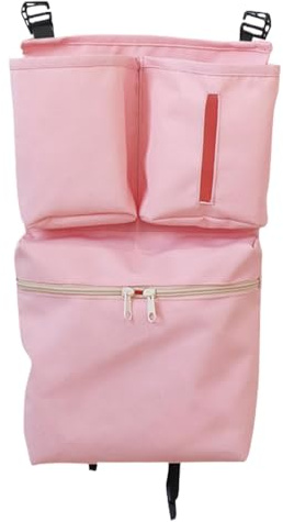 Kinderwagentasche, Kinderwagentasche, Organizer-Taschen für Kinderwagen, Aufbewahrungszubehör für Kinderwagen, wiederverwendbares Zubehör für Kinderwagen, Rosa, Consulte la descripción, Siehe