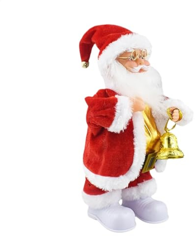 Tanzender Weihnachtsmann mit Musik, Twerking Weihnachtsmann mit Musik - Gefüllte Plüschpuppe Weihnachten Weihnachtsmann - Animierte Weihnachtsmann-Figur, tanzende Weihnachtsmann-Puppe für -Weihnachtsd