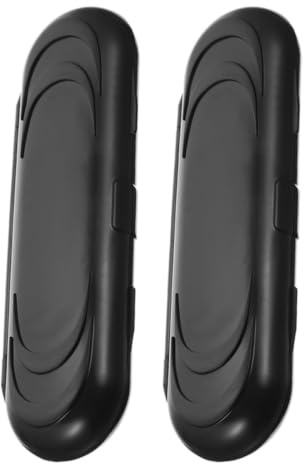 NUOBESTY 2 Pièces Étui de Transport de Pointe de Flèche, Boîte Ovale | Rangement Léger et Portable, Fermeture Sécurisée, pour Petits Objets et Embouts de Flèche
