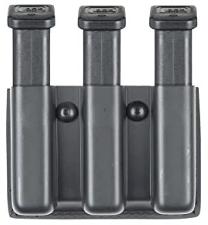 Safariland® 775STX Dreifach-Magazintasche Slimline (offen), Gürtelschlaufe/schwarz, u.a. G17,19/46,19X,22,23,24,32,34,35,46, H&K P30, P8, P10, VP9 (SFP9)