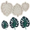 MINFEIDMS Tropical Leaves Silicone Moulds Monstera Leaf Fondant Mould for Cake Decoration Cupcake Topper Gum Paste Sugar Craft Candy Chocolate Polymer Clay
