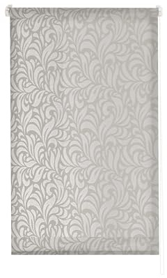 Estoralis | MYRCELLA | Store Enrouleur Moderne | sans Outil Tissu Tamisant | Couleur Gris | 85 x 150 cm (Largeur/Hauteur) Taille du Tissu 82 x 150 cm | Stores pour fenêtres et Portes