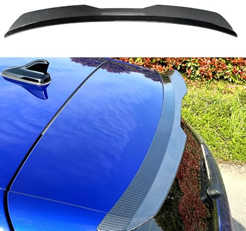 ZXNYNNB Auto Heckspoiler für BMW Mini Hatch R50 R56 F55 F56 JCW/One/One D/Cooper/S 2001-2024, Auto Spoilerflügel Spoilerlippe Dachspoilerflügel Flügel Autoheckflügel Styling Zubehör,Carbon