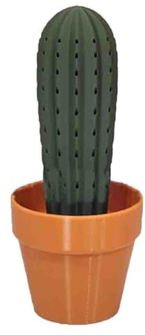 FYOBOT Porte-Cure-Dents Cactus, Cactus Cure-Dents, Boîte à Cure-Dents en Pot de Simulation de Cactus Imprimé en 3D Vert Foncé