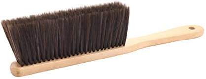 Healeved Cepillo de Limpieza para Limpieza sin Dañar Tejidos Delicados para Sofá y Muebles con Mango de Madera Marrón Área Amplia y Ligero