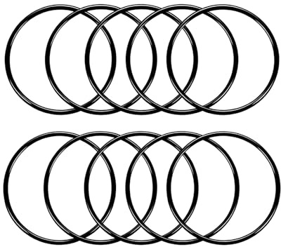 Mandouer Nitrile Rubber O-Rings, 35mm OD x 30mm ID x 2.5mm CS, Pack of 10