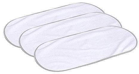 3 Stück Wickelauflage für Babys, Baby Wasserdichte Wickelunterlage, Tragbare Urinunterlage Aus Reiner Baumwolle für Kleinkinder, Wasserdicht, Wiederverwendbar, Waschbar, für Reisen Zu Hause Im Freien