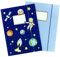 Papierdrachen 2 hochwertige Schulmappen für Kinder DIN A4 | Motiv Astronaut - Postmappe für Grundschüler - Heftsammler - Sammelhefter - Set Nummer 5