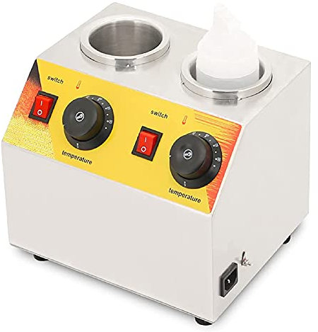 MNSSRN Chauffage électrique Jar, Sauce au Chocolat électrique Machine de Chauffage pour Dessert Commercial Street Snack Chaud Chocolat James Thermos
