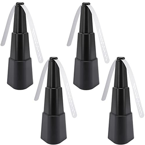 zeroto Ventilateur Anti Mouches, 4 PC Répellante Fan par Extérieur Intérieur Mouches et Ventilateur avec 2 Feuilles de Ventilateur et Crochet Anti-Moustique Éloigne Les Mouches