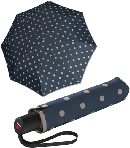 Knirps A.200 Medium Duomatic Pocket Umbrella in Various Colours, Dot Art Ocean, Einheitsgröße, Automatic pocket umbrella