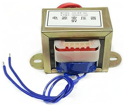 Trasformatore di alimentazione, CA 6 V 9 V 12 V 15 V 18 V 24 V 220 V, tensione di uscita 50 W Ingresso con nucleo in rame 220 V/380 V Rame a tensione singola/doppia (Color : 380V Single V 2 line, Si
