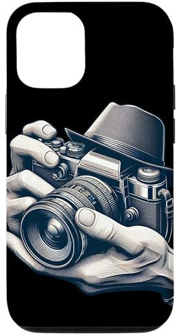 Vintage Analog SLR Camera Art Photographer Film Case for iPhone 15 Pro