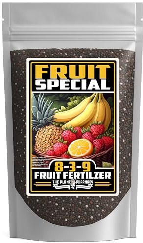 Fertilizer Commercial Grade | Fruit Special 8-3-9 | 3 Pounds | Custom Professional Mix Blend | Macronutrients & Micronutrients | Tropical Fruit Plants & Trees | Flowering Post-Harvest Recovery Formula