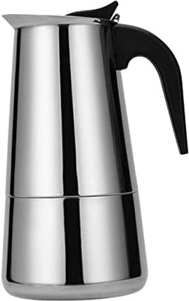 KICHOUSE Herd Kaffeekanne Aus Espresso Maker Für Induktion Kaffeebrüher Mit Angenehmem Griff Geeignet Für Offenes Feuer Küchenzubehör Für Zuhause Und Büro