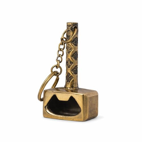 Divit Horn Thor Hammer Bottle Opener | Handmade Natural Horn Viking Style Bar Tool | Strong & Durable Beer Opener for Home, Kitchen, Bar, Parties & Gifting