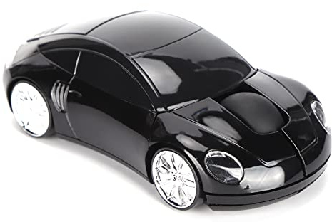 KIMISS Car Laptop-Maus Smart, 2,4 G Kabellos Mit Gaming-Auto Carshaped Tragbarer USB-Empfänger Für Bürocomputer Tablet (schwarz) (schwarz)