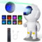 JESWO Astronaute Projecteur Galaxy, projecteur ciel etoile avce Nébuleuse et Étoile, Minuterie, Télécommande et 360°et Angle Réglable pour Chambre Plafond Enfants/Adultes,Cadeaux pour Enfant Adult