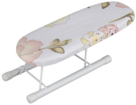 Tabla de Planchar de Mesa con Patas Plegables, Mini Tabla de Planchar Plegable Que Ahorra Espacio, Puños con Mangas, Mesa de Manipulación, Tabla de Planchar de Mesa Pequeña para