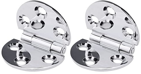 Charnières en Cuivre, 2 Pièces Charnière Supérieure Rabattable à 180 Degrés Charnière Ronde Table Pliante Charnières Supérieures Rabattables pour Table Pliante Machine à Coudre