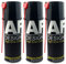 Alex Flittner Designs Cera protettiva trasparente – Premium protezione sottoscocca per auto, moto e parti metalliche, bomboletta spray 3 x 400 ml, protezione a lungo termine contro corrosione, umidità