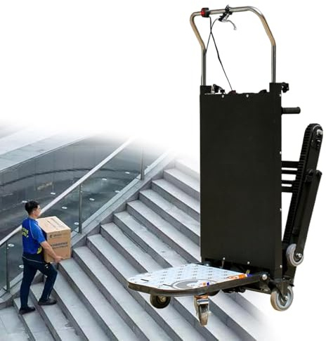 ZIJINGM Electric Stair Climbing Trolley, 2980W Electric Stair Climbing Trolley for Moving Heavy Stair Climbing Machines with 500kg Capacity