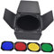 KICHOUSE 1set Accessori Per Fotografica Barriera Copertura e Filtri Colorati Per Lampade Flash Facile Installazione e Versatile Per Effetti Professionali Fotografia