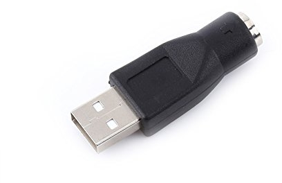 Generic Convertisseur USB vers PS/2 Plug and Play USB vers PS/2, Connecteur vers/Adaptateurs vers /, pour Souris Clavier d'ordinateur PC