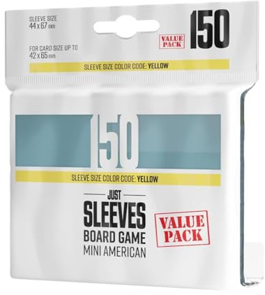 Gamegenic, Just Sleeves: Board Game – Mini American Value Pack, Zubehör