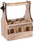 UNUS Home Bolso de Cerveza para Hombre - portabotellas de Madera para 6 Botellas - portabotellas con abridor de Botellas - Idea de Regalo para Hombres - cumpleaños - Día del Padre
