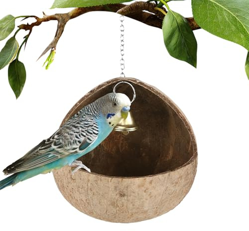 Fågelbo Hus - Varmt Skydd Åt Djur I Grotta | Uppfödnings Grotta För Fåglar,För Olika Fåglar Inklusive Ara Sparv Undulat Dvärgpapegoja Conures Kakadua Fink Såväl Användning I TrädBalkong Och På
