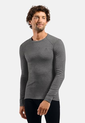 Odlo Homme T-Shirt à Manches Longues de sous-vêtements Techniques Active Warm ECO