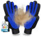 FlyWave Katzenhandschuh 1 Paar, Fellpflegehandschuh Hund, Katzenbürste Handschuh, Handschuh Katzenhaare, für Die Fellpflege von Hund und Katze Sowie zum Baden und Massieren