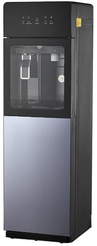 Water Cooler Bottled Water Dispenser, Floor-Standing Machine with English manual, Dispenses Ambient & Chilled Water, Ideal for Home and Small Business