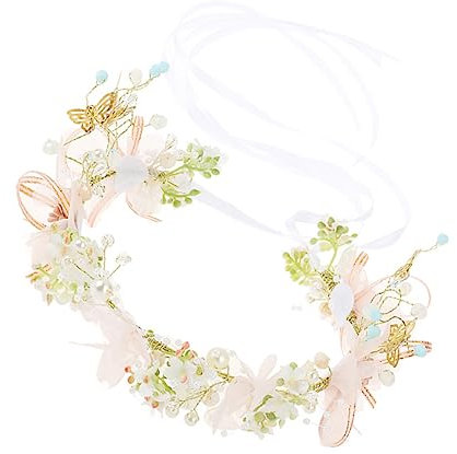 BELLIFFY 1stück Floraler Haarreifen Mit Künstlichen Blumen Haarschmuck Für Hochzeiten Partys Fotoshootings Und Feiern Braut Und Junge Mädchen Geeignet Accessoire Für Jeden Anlass