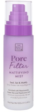 The Beauty Crop PoreFilter Brume matifiante - Spray fixant microfin pour peaux grasses - 100 ml