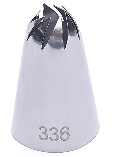 LYVQZPWLRStora rörledningar, Spritsmunstycke for tårta 3 st/set # 1 M # 2D # 336 Spritsmunstycke for tårta Grädddekoration Glasyr Spritsmunstycke for bakverk Cupcakedekorationsverktyg Bakform(336)