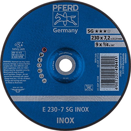 Pferd 62223632 Schruppscheiben E 230-7 A 30 N SG-INOX